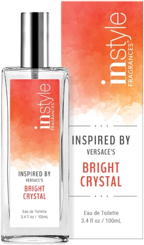 Instyle Fragrances | Inspired by Versace's Bright Crystal | Women’s Eau de Toilette | Vegan, Paraben & Phthalate Free | Never Tested on Animals | 3.4 Fl Oz
