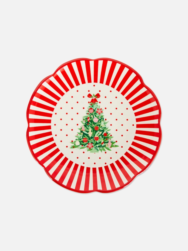 Decorative Christmas Side Plate