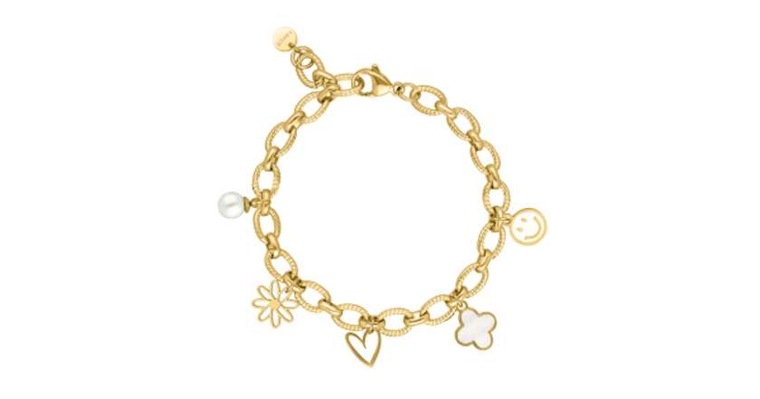 Bestselling charm bracelet goldplated | Shop nu Finaste.nl