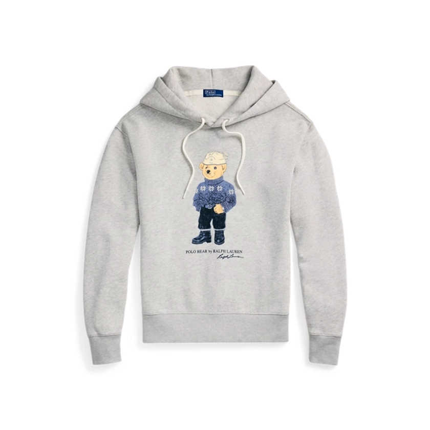 Sweat à capuche Polo Bear en molleton pour femme | Ralph Lauren® FR