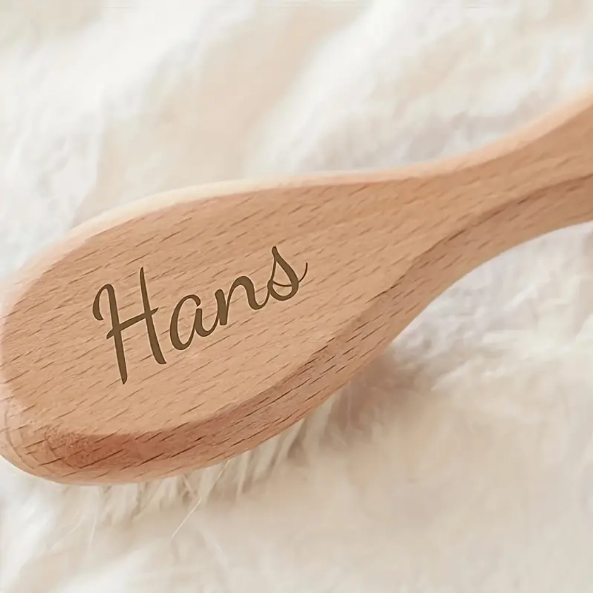 Engraved Hair Brush Bath Gifts, Soft Brushes, Souvenirs, Gifts For New Moms, Neutral & Abstract Gifts