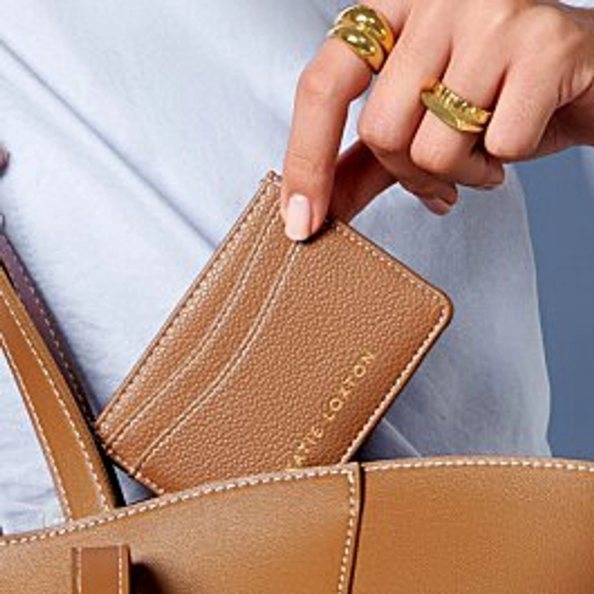 Perri Card Holder in Cognac