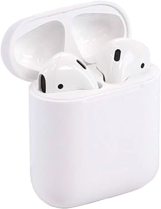 Apple MMEF2AM/A AirPods Wireless Bluetooth Headset for iPhones with iOS 10 or Later White - (Renewed)