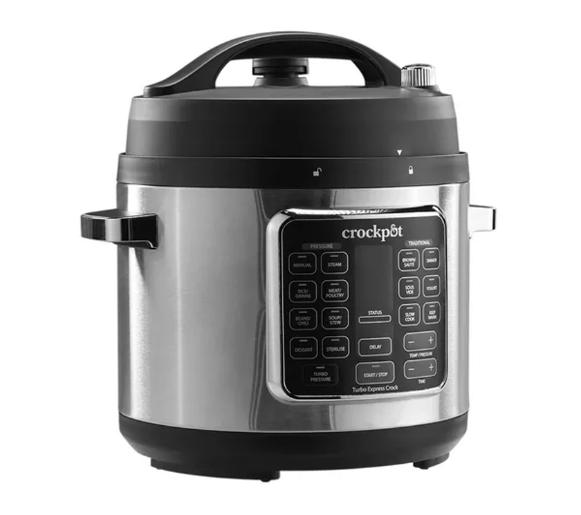 Buy CROCK-POT Turbo Express CSC062 Pressure Cooker - Stainless Steel | Currys