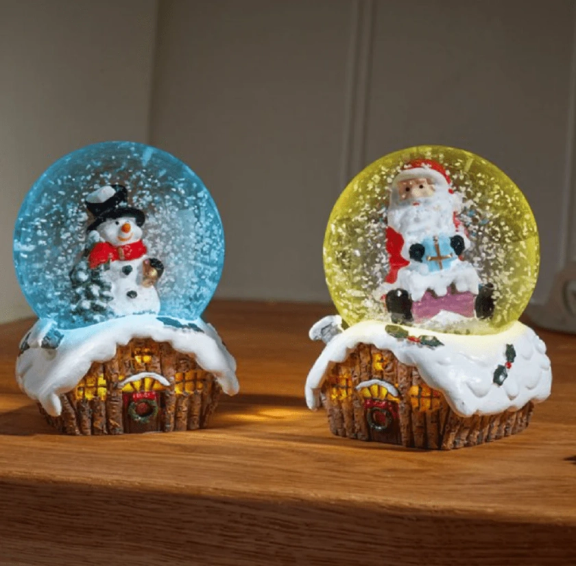 Three Kings Christmas Cabin SnowSpheres