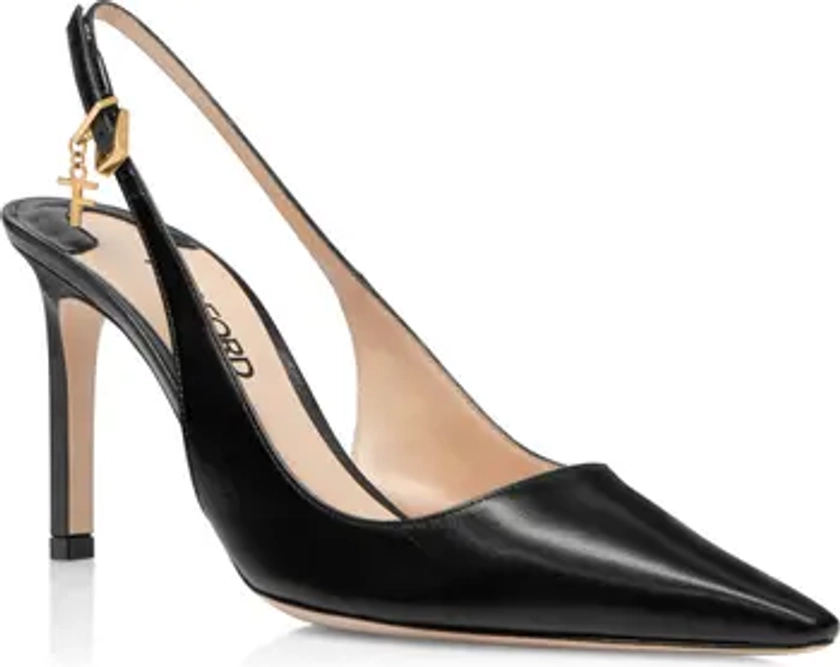 TOM FORD Angelina Pointed Toe Slingback Pump (Women) | Nordstrom