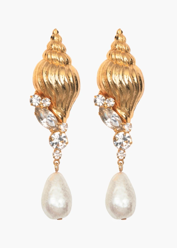 Aspene Earrings -- Gold
