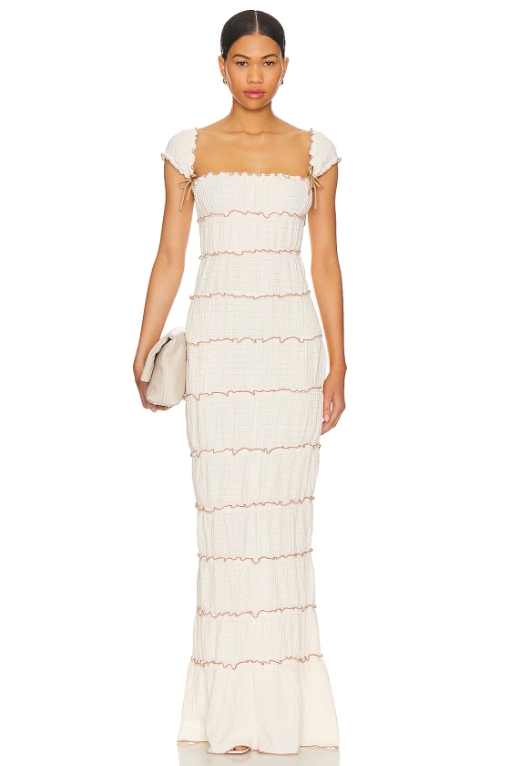 MAJORELLE Mathilda Maxi Dress in Ivory | REVOLVE