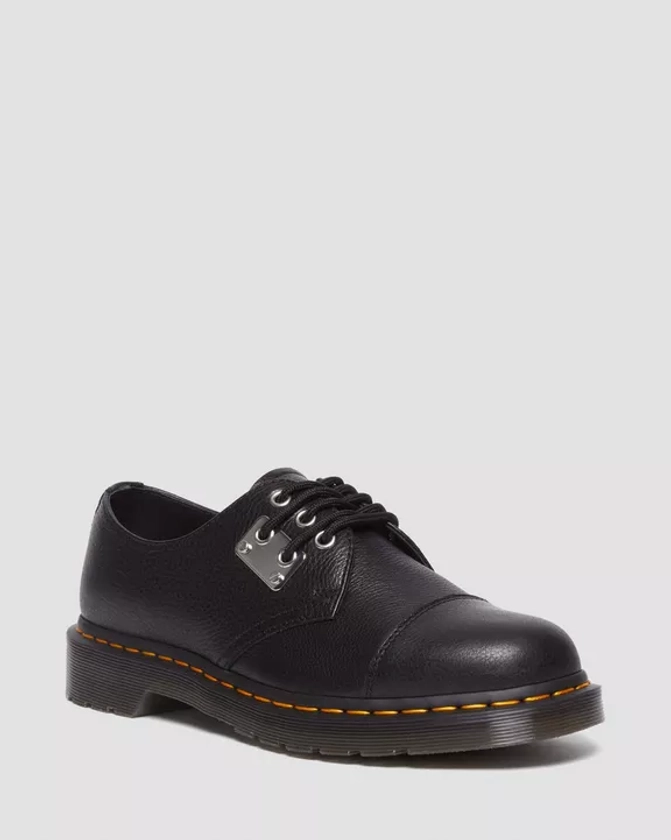 DR MARTENS Chaussures 1461 Luna en cuir &agrave; plaque