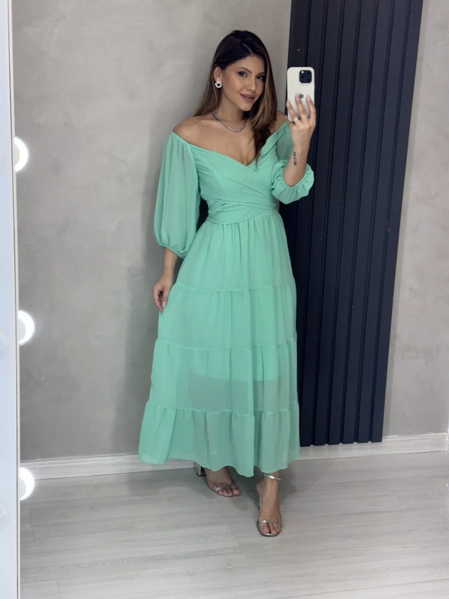 Comprar Vestido Olivia Verde - a partir de R$178,98 - miabella