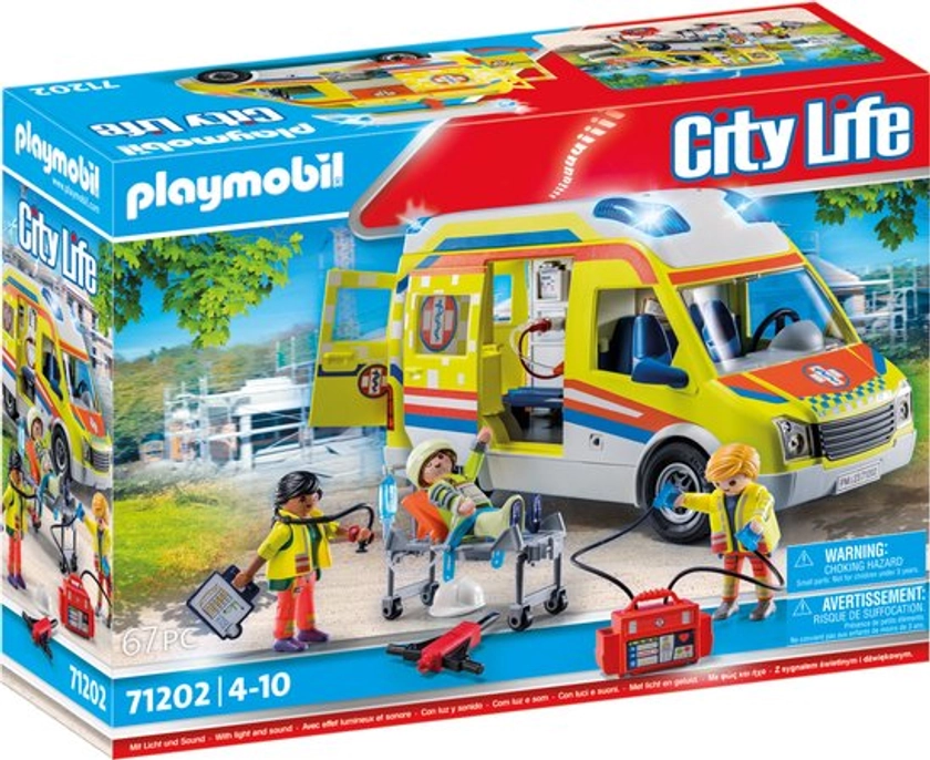 Playmobil City Life Rettungswagen mit Licht & Sound | bol