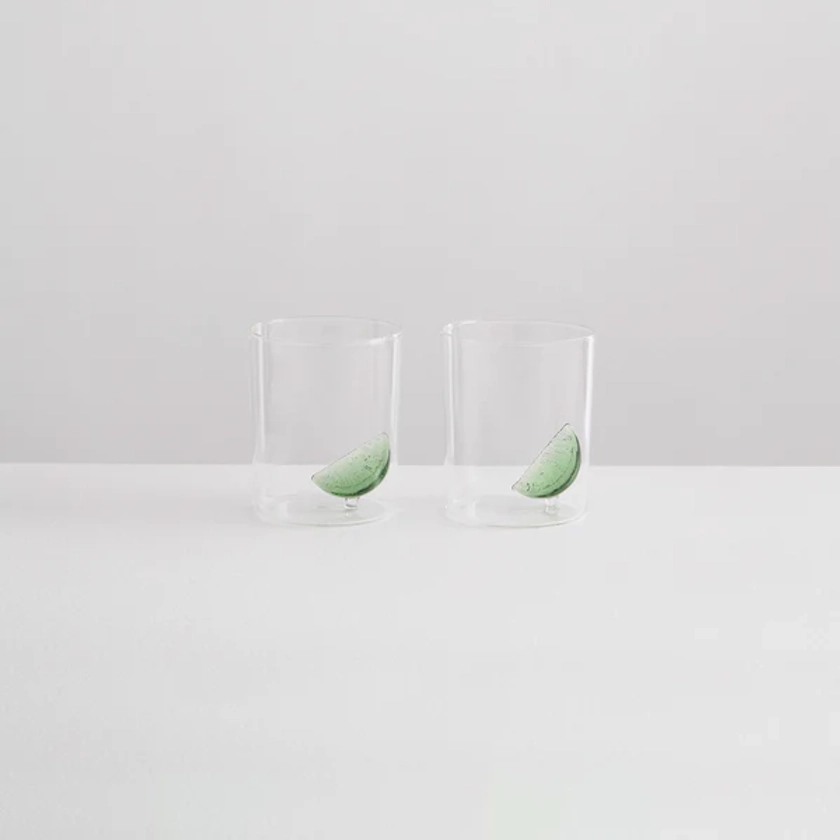 2 Gin & Tonic Glasses