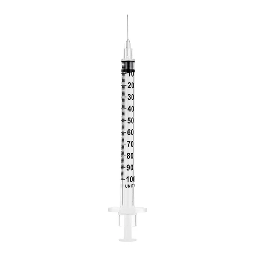 Sol-M 0.3ml Standard Insulin Syringe w/ 31G x 8mm Low Dead Space Needle