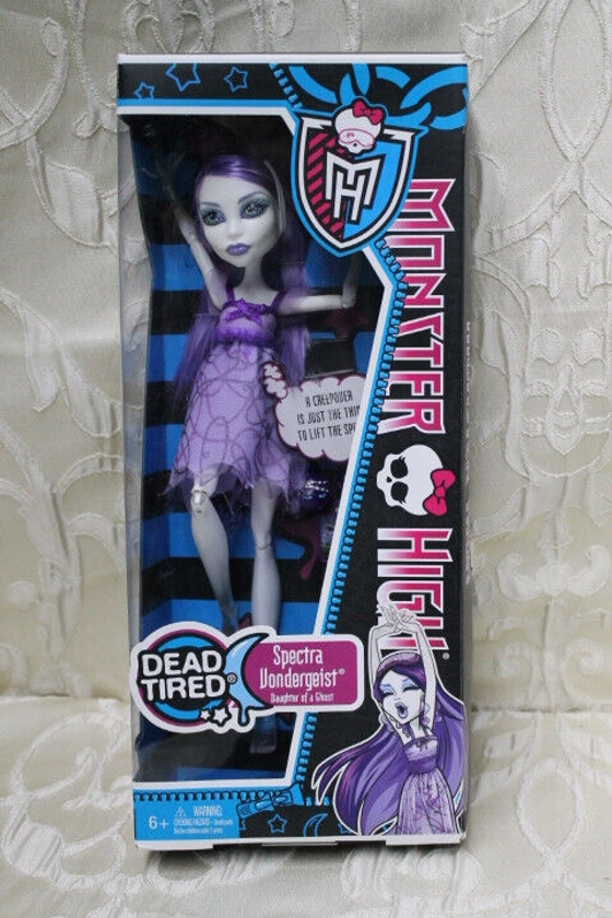 Monster High Dead Tired Spectra N.I.B.