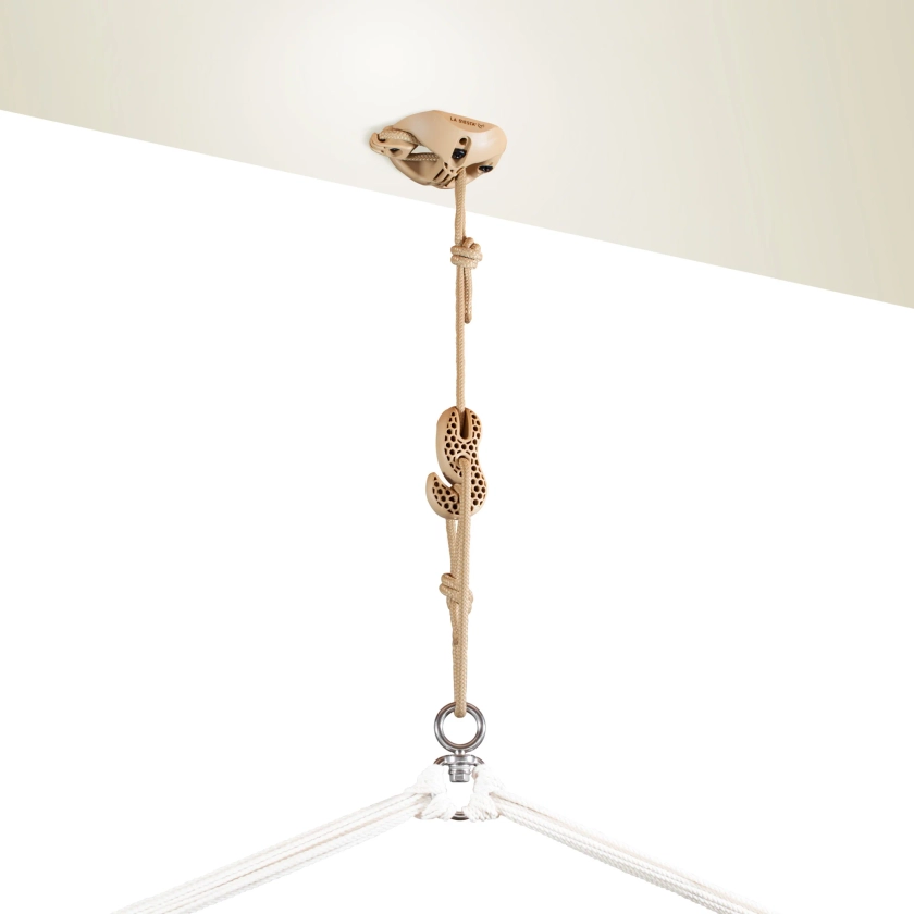 CasaMount Beige - Fixation plafond & poutre pour fauteuils suspendus