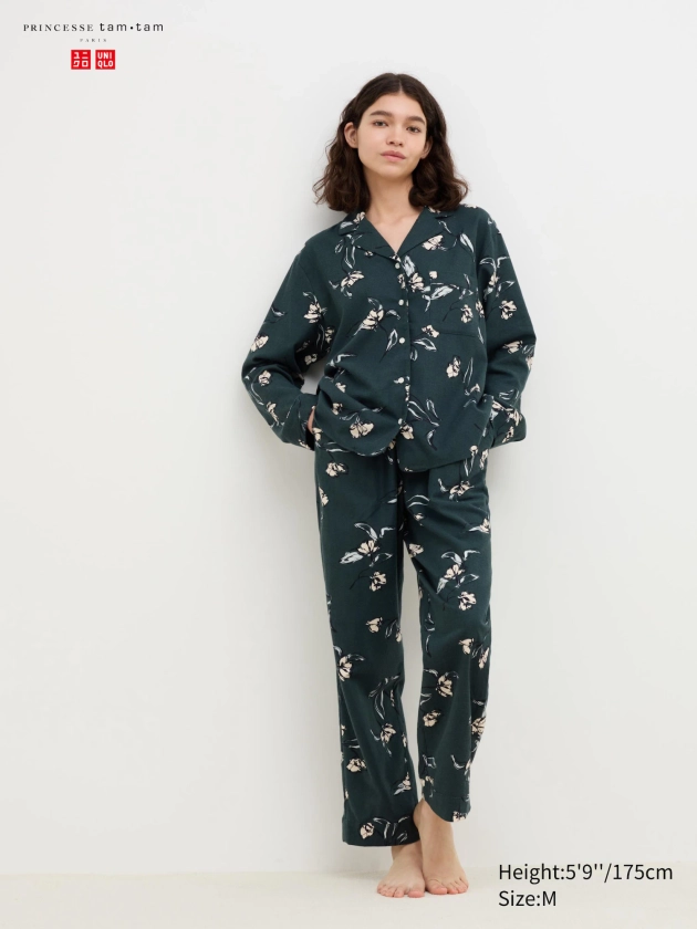 Soft Flannel Pyjamas (Flower)