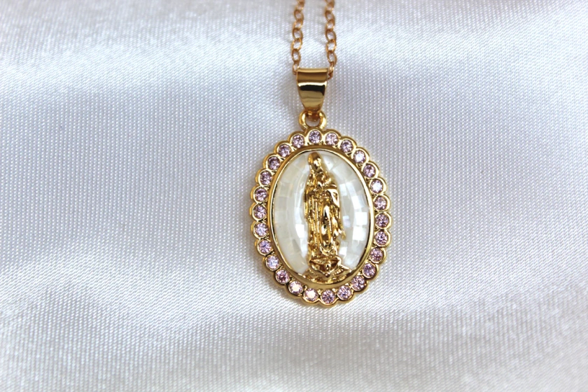 Our Lady of Guadalupe Necklace - Catholic Jewelry by The Little Catholic