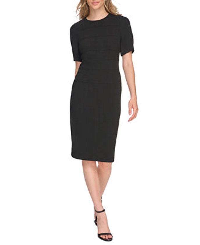 Tommy Hilfiger Women's Short-Sleeve Sheath Dress - Macy's