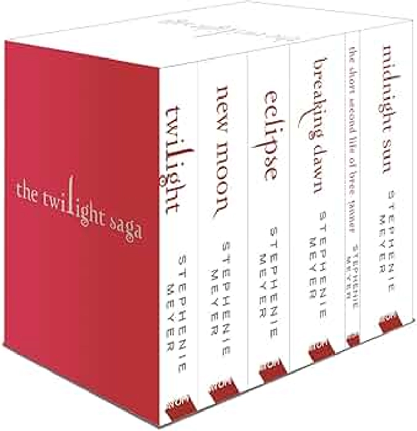 Twilight Saga 6 Book Set (White Cover)