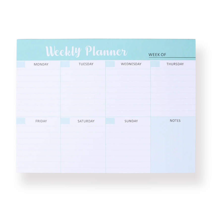 Weekly Planner Notepad - C