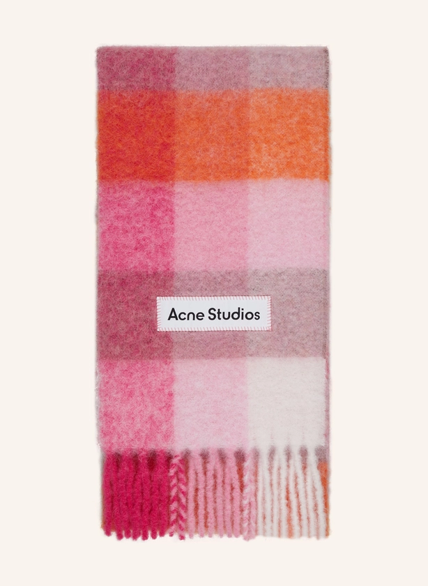 Acne Studios Schal mit Alpaka in pink/ rosa/ hellrosa