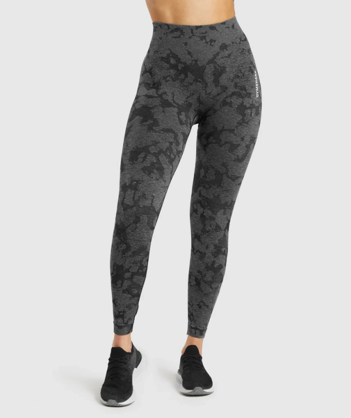 Gymshark Adapt Camo Seamless Leggings - Black