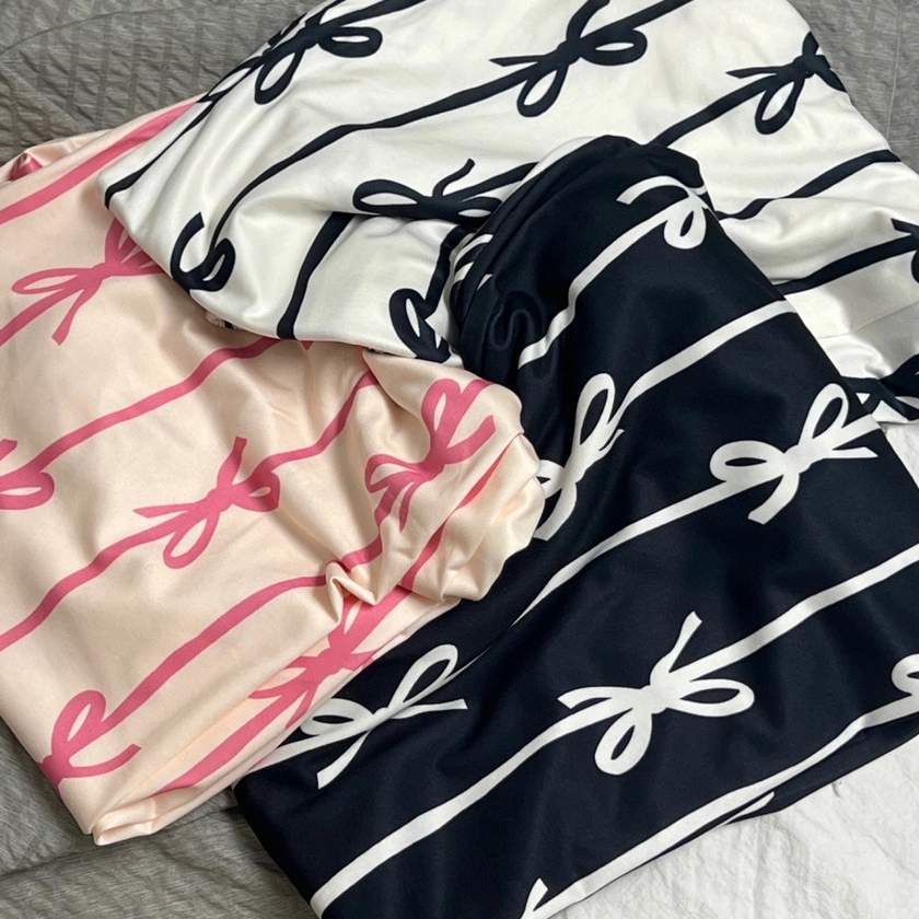 사계절 여성 잠옷 바지 홈웨어 다이마루 리본리 파자마 팬츠 (4color) : anon 안온