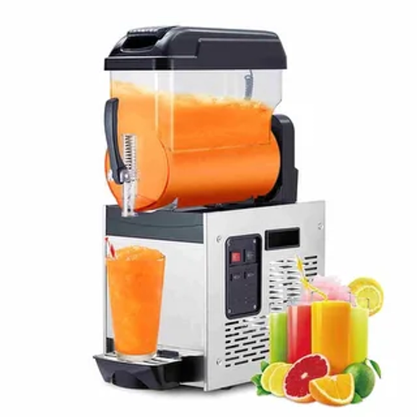 Commercial Slushy Machine, 12L/3.2 Gal, Self-Cleaning, for Margaritas, alcoholic beverages, smoothies, and soft ice cream | Overstock.com Shopping - The Best Deals on Specialty Appliances | 43731587