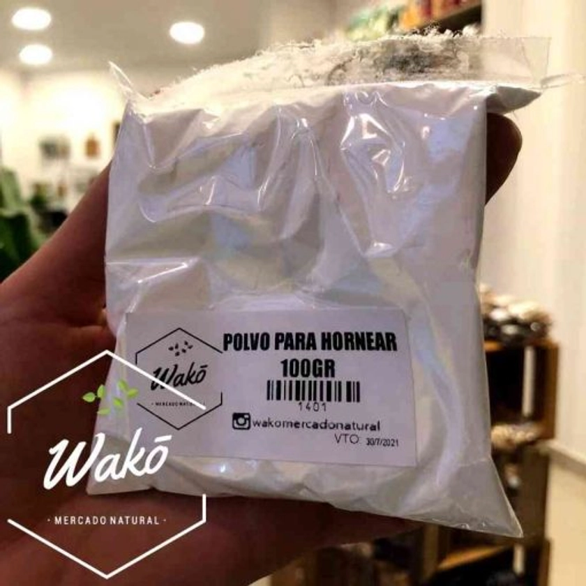 POLVO PARA HORNEAR 100GR – Wako Mercado Natural