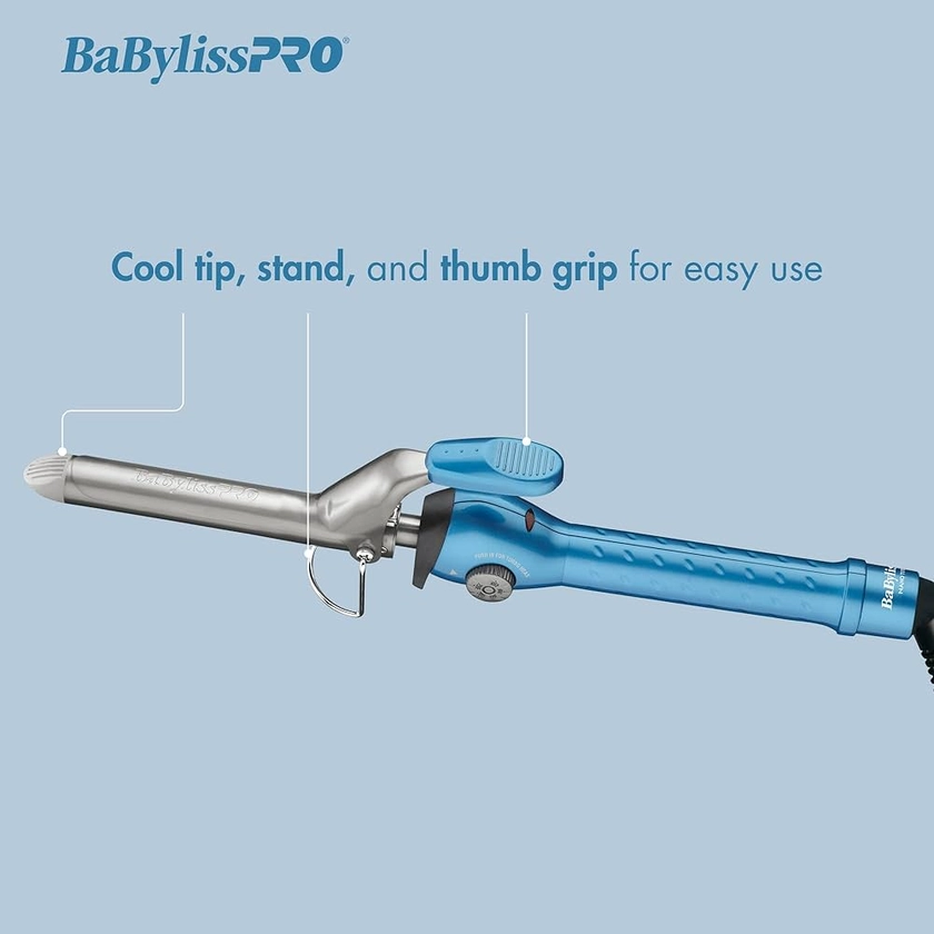 BaBylissPRO Nano Titanium Spring Curling Iron