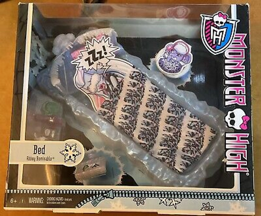 Monster High Abbey Bominable Bed Playset 2012 Mattel New