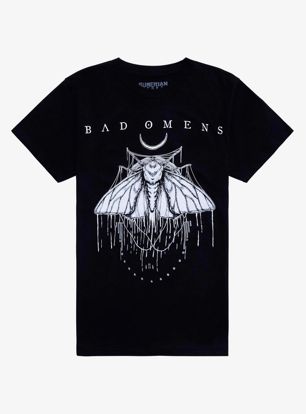 Bad Omens Moth Boyfriend Fit Girls T-Shirt | Hot Topic