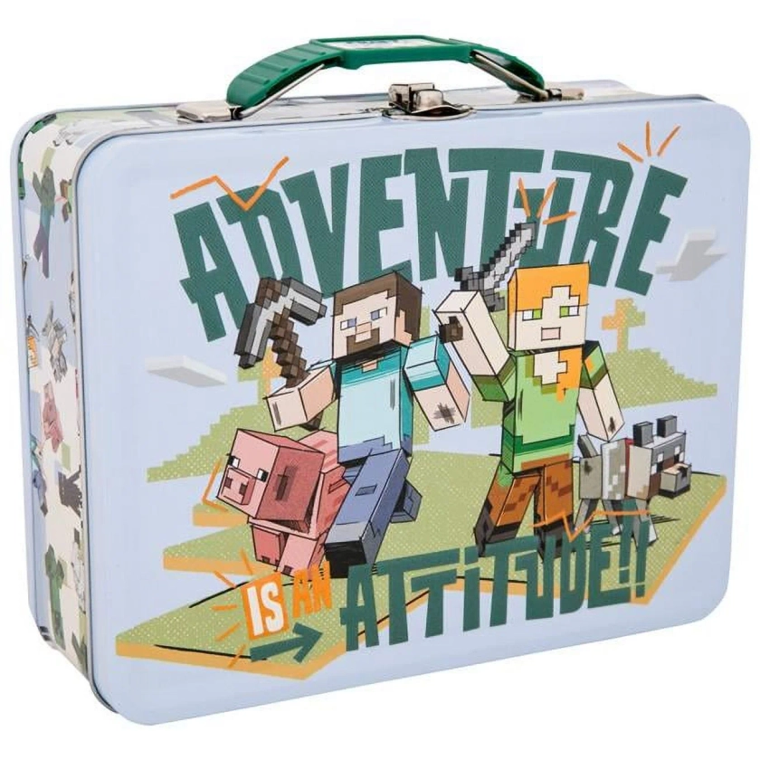 Minecraft Adventure Attitude Tin Lunchbox - Walmart.com