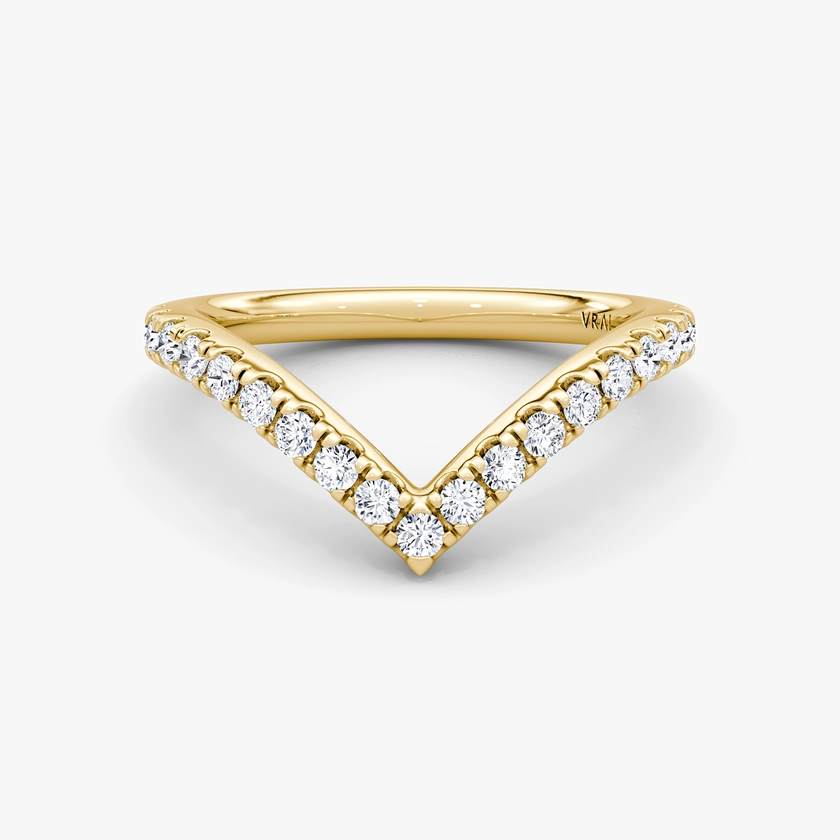 Signature V Wedding Band | VRAI