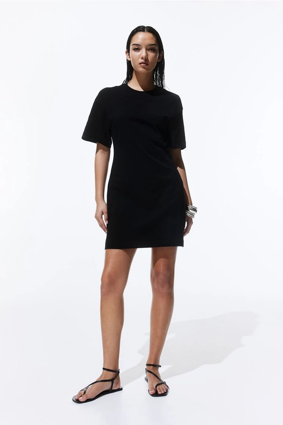 Waisted T-shirt dress