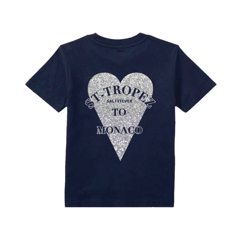 T-SHIRT NAVY ST-TROP GLITTER