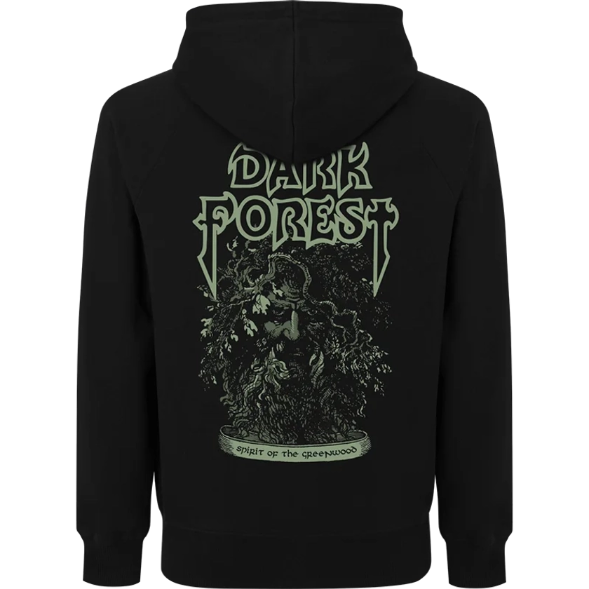 Dark Forest - &#039;Spirit of the Greenwood&#039; Zip Hoodie (Black)