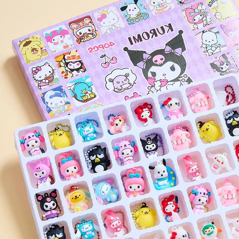 36 Stuks Sanrio Hellokitty Melodie Pop Cartoon Geschenkdoos Gat Outfit Kinderen Handgemaakte Verrassing Blind Doos Verjaardag Meisje Cadeau