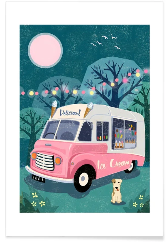 Ice Cream Van affiche