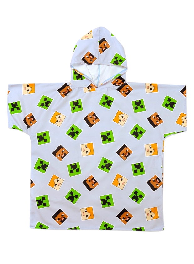 Minecraft Hooded Towel Poncho Large - Walmart.com