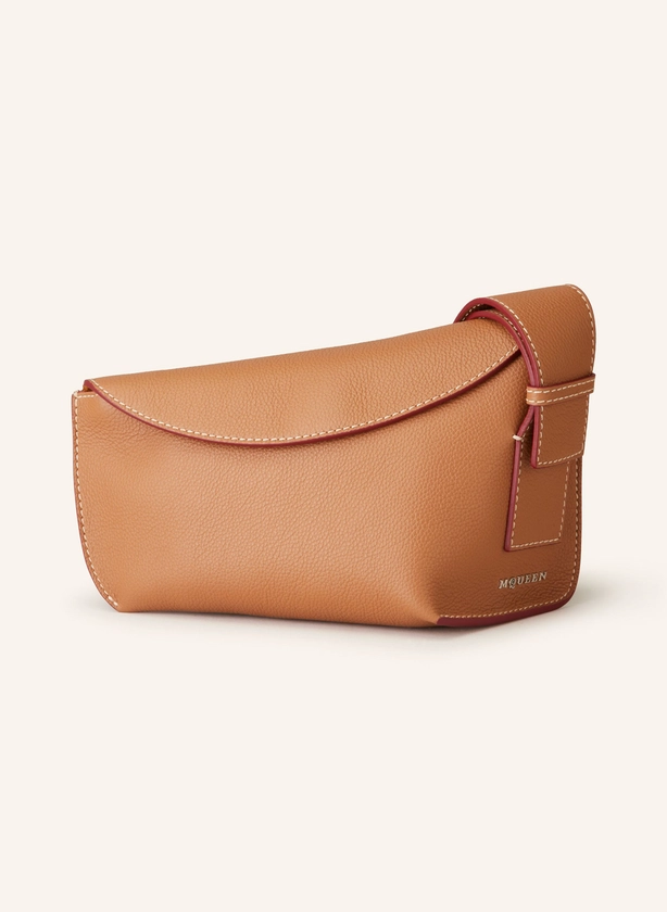 Alexander McQUEEN Umhängetasche SLING in cognac