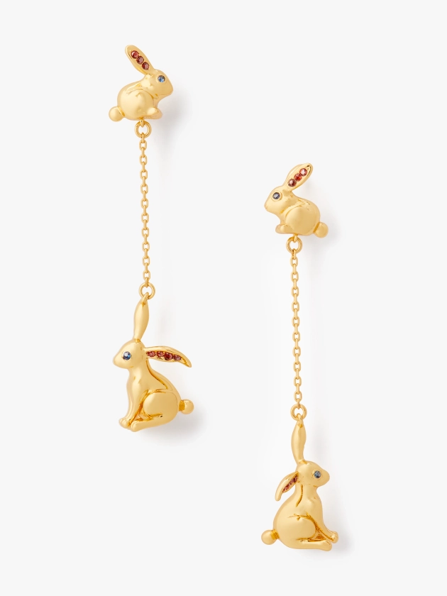 Kate Spade year of the rabbit linear earrings