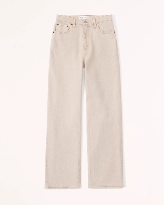 Women's High Rise 90s Relaxed Jean | Women's Bottoms | Abercrombie.com