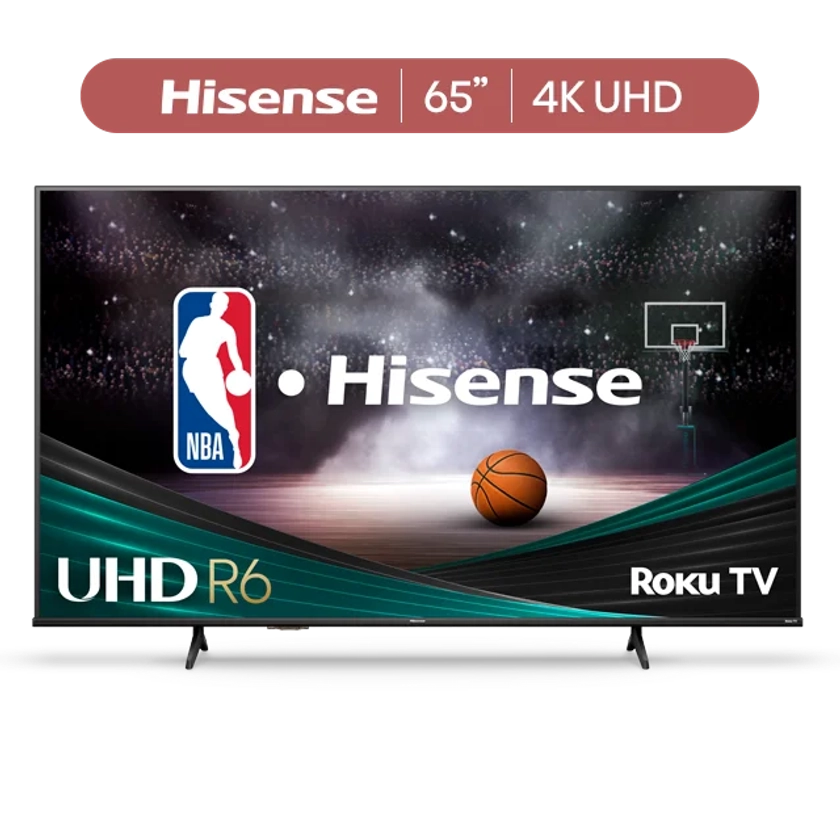 Hisense 65" Class 4K UHD LCD Roku Smart TV HDR R6 Series 65R6E4 - Walmart.com