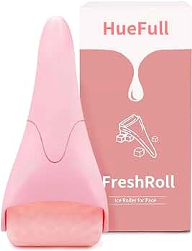 Ice Roller for Face, Ice Face Roller & Eye Puffiness Relief, Skin Care Reduce Wrinkles, Face Massager Roller Gifts for Women, Self Care Gifts for Woman Man (Pink)
