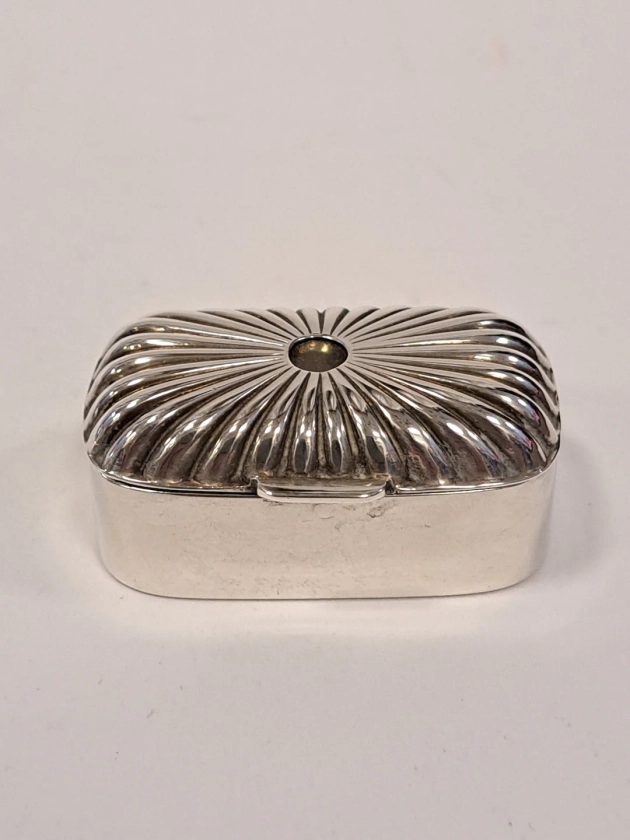 Vintage Sterling Silver Pill Box, Trinket Box - Etsy Australia