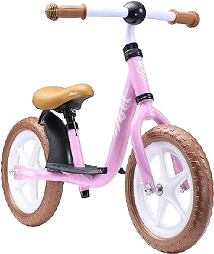 LÖWENRAD Children's Balance Bike for Aged 3, 4 Years 12-Inch Boys and Girls Balance Bike Lightweight Children's Bike Walking Bike Height Adjustable, pink: Amazon.de: Toys