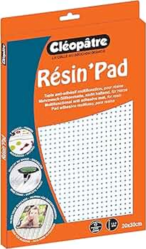 CLEOPATRE- Plan de Travail Silicone anti-adhésif multifonction pour travailler la Résine