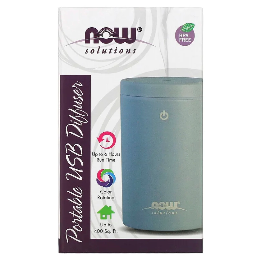 Solutions, Portable USB Oil Diffuser, 1 Diffuser 