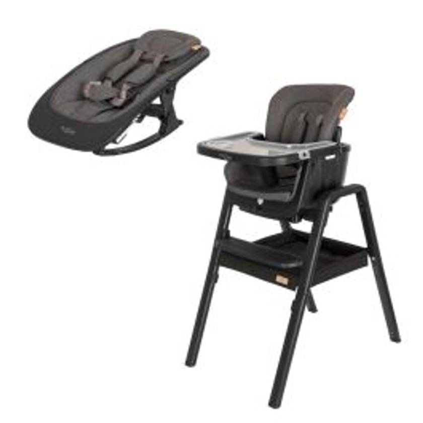 Tutti Bambini Nova Birth to 12 Years Complete Highchair Package - Black/Black